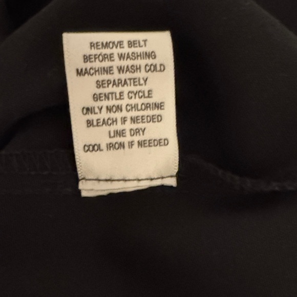 Emma & Michele Black Ruffled Mini Dress - Picture 7 of 8